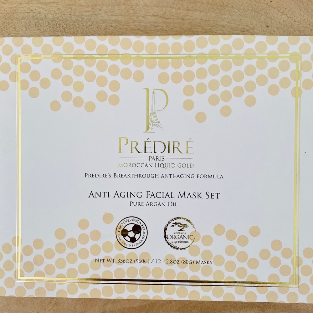 Brand New Predire Paris Anti-Aging 12 PC Mask Set